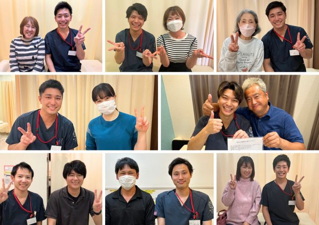 患者さんの喜びの写真